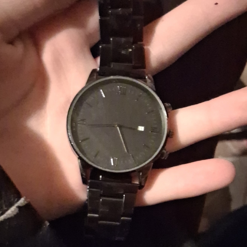 Sleek Black Watch